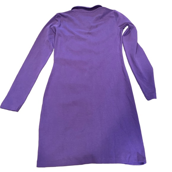 NWT- Zara SHIRT DRESS WITH RUCHING.  Size Large - Picture 3 of 7